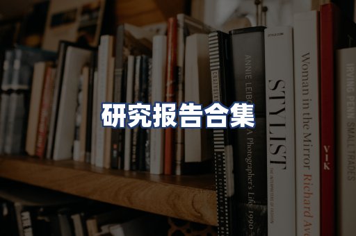 研究报告合集